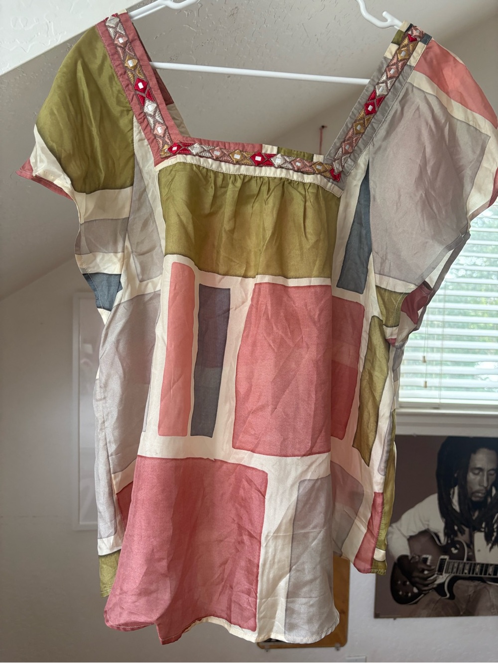 100% Silk Anthropologie Blouse